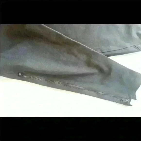 Vince Big Zip Ponte leggings women's dark gray size 4 EUC! - Picture 5 of 8